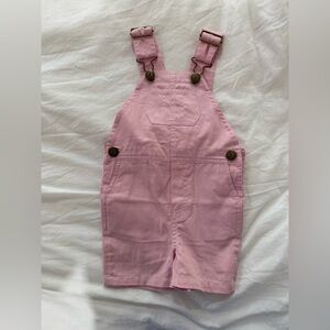 NWOT Little English Light Pink Overalls 24mo